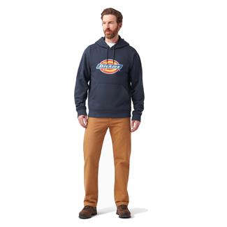 Men's Dickies Dickies Tri-Color Logo Hoodie With DWR Dark Navy