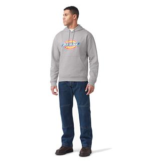 Men's Dickies Dickies Tri-Color Logo Hoodie With DWR Heather Gray