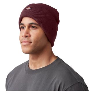 Dickies Acrylic Beanie Hat Burgundy