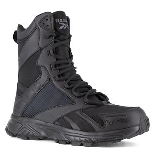 Men's Reebok 8" Hyperium Tactical Side-Zip Boots Black