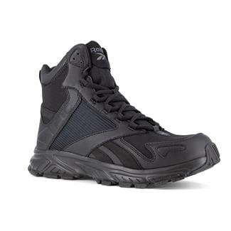 Men's Reebok 6" Hyperium Tactical Side-Zip Boots Black