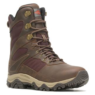 Men's Merrell Work 8" Moab 2 Timber Waterproof Boots Toffee