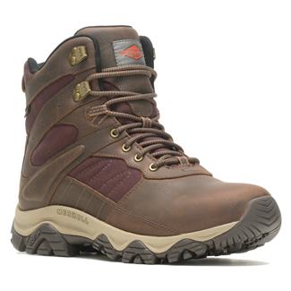 Men's Merrell Work 6" Moab 2 Timber Waterproof Boots Toffee