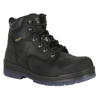 Men's Skechers Work Argum - Alkova Steel Toe Waterproof Boots Black