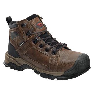 Men's Avenger 6" Ripsaw Carbon Toe Waterproof Boots Brown
