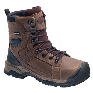 Men's Avenger 8" Ripsaw Alloy Toe Waterproof Boots Brown