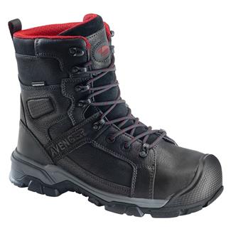 Men's Avenger 8" Ripsaw Alloy Toe Waterproof Boots Black