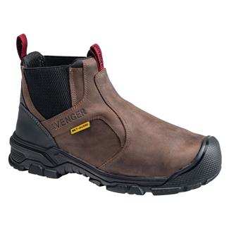 Men's Avenger Ripsaw Alloy Toe Waterproof Romeo Met Guard Boots Brown