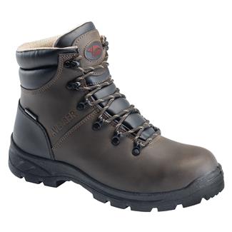 Men's Avenger 6" Builder EH Steel Toe Waterproof Boots Brown