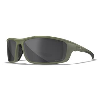 Wiley X Grid Utility Green(frame) - Polarized Gray (lens)