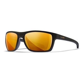 Wiley X Kingpin Matte Black (frame) - Polarized Bronze Mirror (lens)