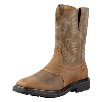 Men's Ariat Sierra Wide Square Toe Boots Aged Bark