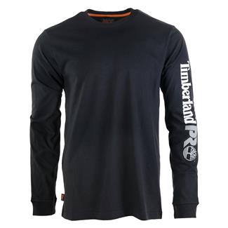 Men's Timberland PRO Core Logo Long Sleeve T-Shirt Black
