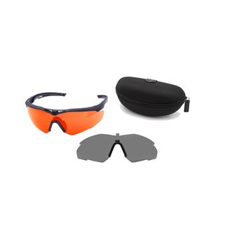 Revision Military StingerHawk Eyewear - Essential Laser Kit Black (frame) - FT-2 / Smoke (lens)
