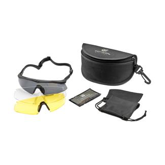 Revision Military Sawfly Legacy - Deluxe Kit Black (frame) - Yellow / Clear / Smoke (lens)