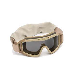 Revision Military Desert Locust Goggle System - Basic Kit Desert Tan (frame) - Smoke (lens)