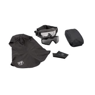 Revision Military SnowHawk Cold Weather Goggle System Essential Kit - With Balaclava Black (frame) - Clear / Smoke (lens)