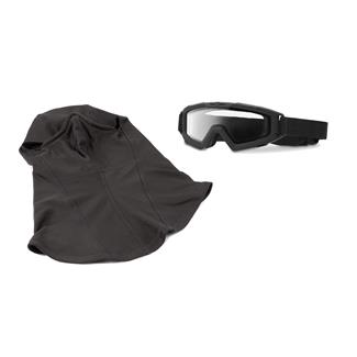 Revision Military SnowHawk Cold Weather Goggle System Basic Kit - With Balaclava Black (frame) - Clear (lens)