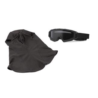 Revision Military SnowHawk Cold Weather Goggle System Basic Kit - With Balaclava Black (frame) - Smoke (lens)