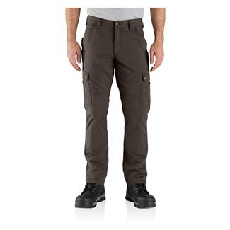 Men's Carhartt Rugged Flex Relaxed Fit Ripstop Cargo Work Pants Dark Coffee