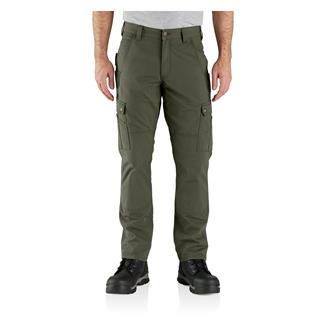 Men's Carhartt Rugged Flex Relaxed Fit Ripstop Cargo Work Pants Basil