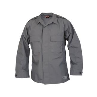 Men's TRU-SPEC Poly / Cotton Ripstop Long Sleeve Tactical Shirt Charcoal Gray