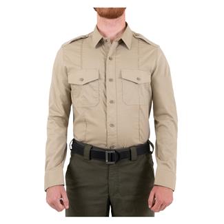 Men's First Tactical Pro Duty Uniform Shirt Silver Tan