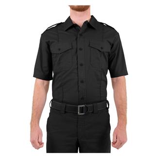 Men's First Tactical Pro Duty Uniform Short Sleeve Shirt Black