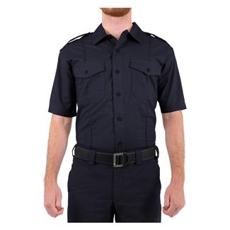 Men's First Tactical Pro Duty Uniform Short Sleeve Shirt Midnight Navy