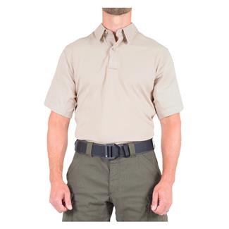 Men's First Tactical V2 Pro Performance Short Sleeve Shirt Khaki