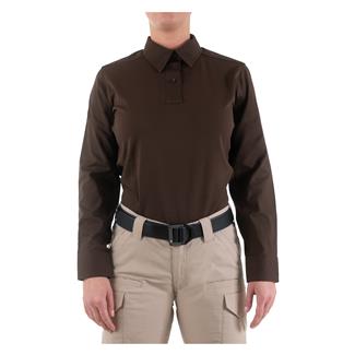 Women's First Tactical V2 Pro Long Sleeve Performance Shirt Kodiak Brown