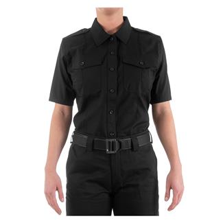 Women's First Tactical Pro Duty Uniform Short Sleeve Shirt Black