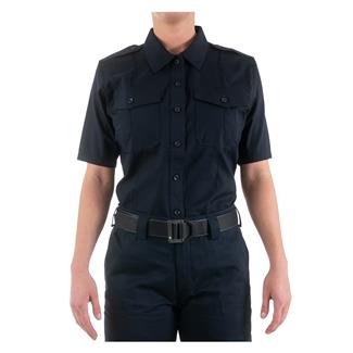 Women's First Tactical Pro Duty Uniform Short Sleeve Shirt Midnight Navy