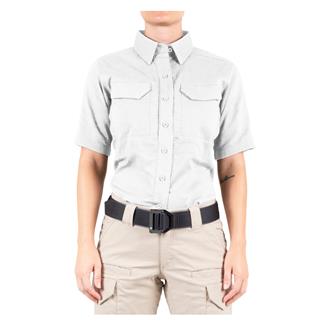 Women's First Tactical V2 Tactical Short Sleeve Shirt White