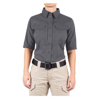 Women's First Tactical V2 Tactical Short Sleeve Shirt Wolf Gray