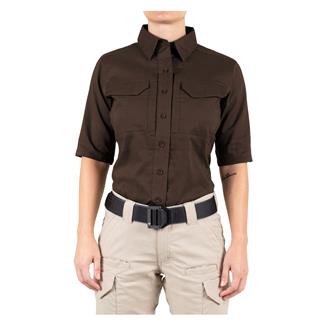 Women's First Tactical V2 Tactical Short Sleeve Shirt Kodiak Brown