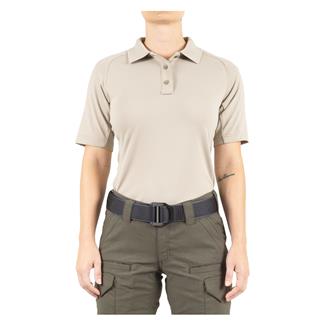Women's First Tactical Performance Polo Silver Tan