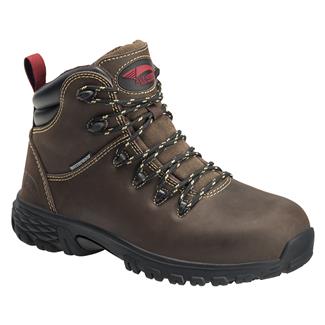 Women's Avenger Flight Mid Alloy Toe Waterproof Boots Brown