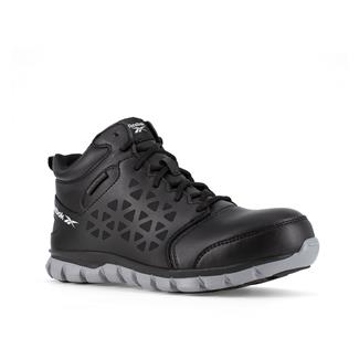 Women's Reebok Sublite Cushion Work Athletic Waterproof Boots Black / Gray