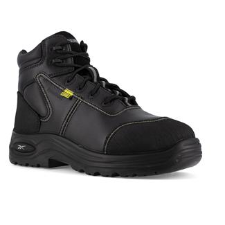 Women's Reebok 6" Trainex Sport Boot Flex-Met Internal Met Guard Boots Black