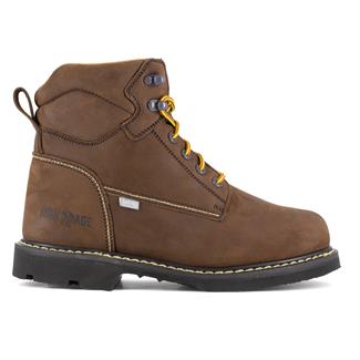 Men's Iron Age 6" Groundbreaker Work Boot with CushGuard Internal Met Guard Boots Brown