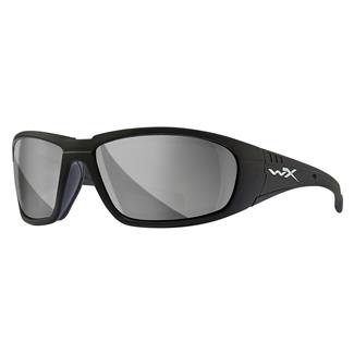 Wiley X Boss Matte Black (frame) - Gray Silver Flash (lens)