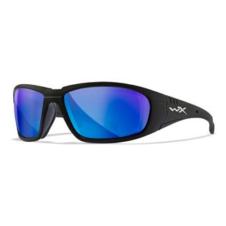 Wiley X Boss Matte Black (frame) - Captivate Polarized Blue Mirror (lens)