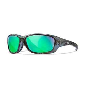 Wiley X Gravity Kryptek Neptune (frame) - Captivate Polarized Green Mirror (lens)