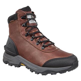 Men's Carhartt 6" Outdoor Hiker 400G Waterproof Boots Red Brown