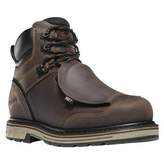 Men's Danner 6" Steel Yard Met Guard Steel Toe Boots Brown