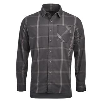 Men's Vertx Guardian Stretch Long Sleeve Shirt Midnight Pulse Plaid