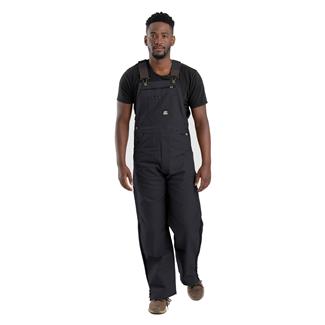 Men's Berne Workwear Heritage Unlined Duck Bib Overalls Black