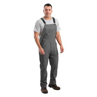 Men's Berne Workwear Highland Flex Unlined Duck Bib Overalls Slate