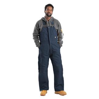 Men's Berne Workwear Deluxe Insulated Bib Overalls Navy